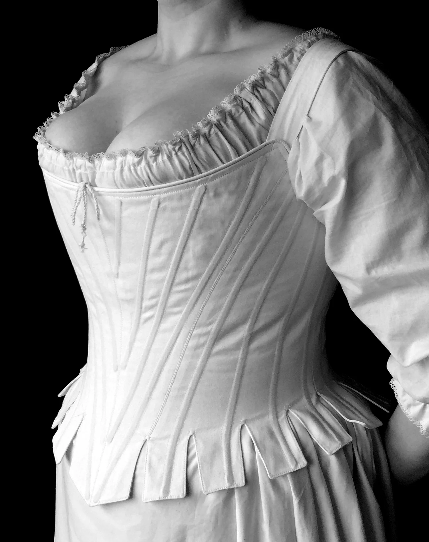 c. 1725 Louisa Stays — Period Corsets
